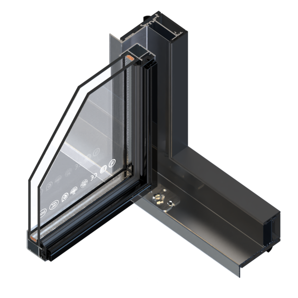 Puerta de vidrio más fría de baja emisividad