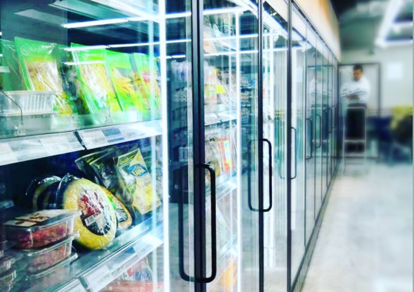 Puerta de vidrio más fría de baja emisividad