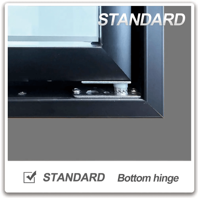 CD-01 Puerta y marco de vidrio estándar