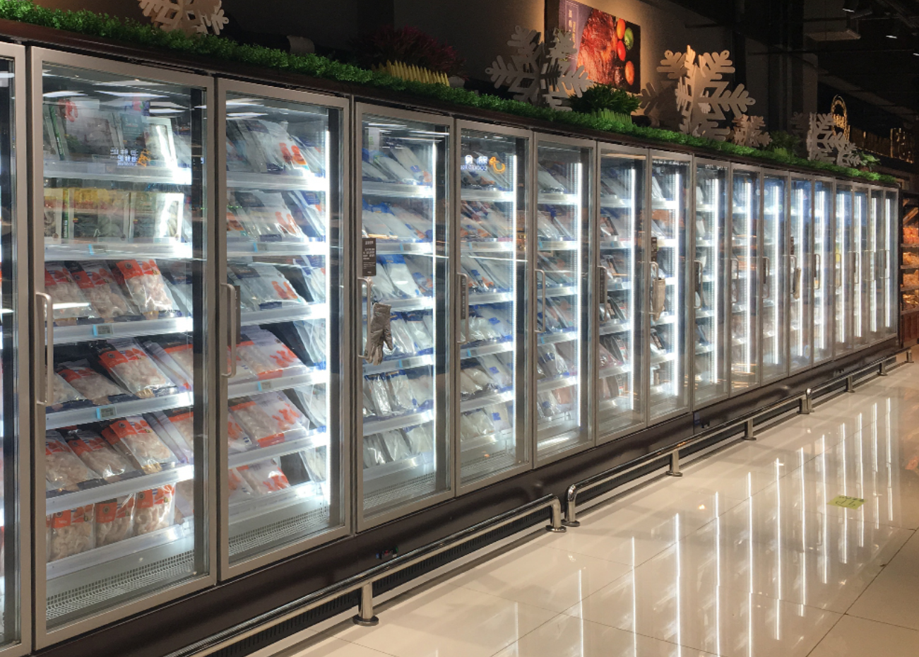  UL de cristal del CE de la puerta del refrigerador comercial de la exhibición del tamaño personalizado certificada