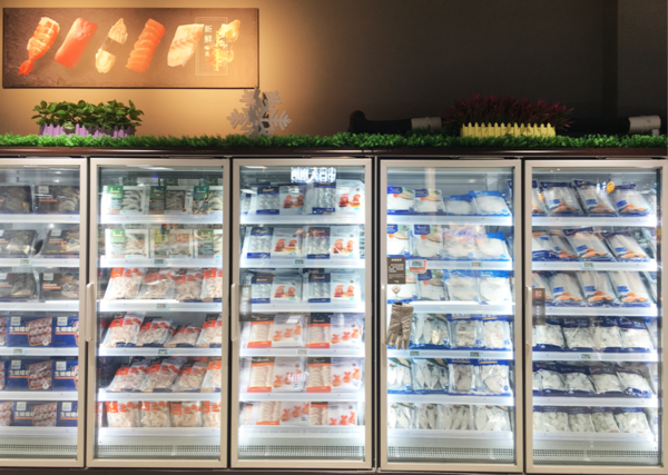 Puerta de vidrio más fría de baja emisividad