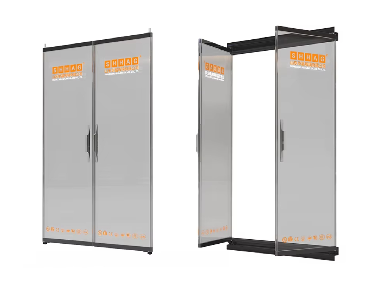 Enfriadores con puerta de vidrio de vista completa de grado industrial