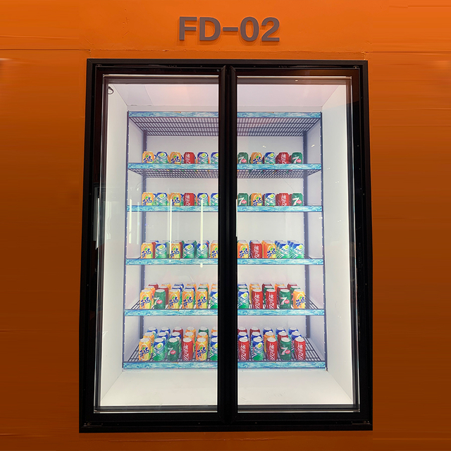 Refrigerador andante/puerta de vidrio para congelador, piezas de repuesto, puerta de vidrio aislante y puerta sin marco-PFD-02