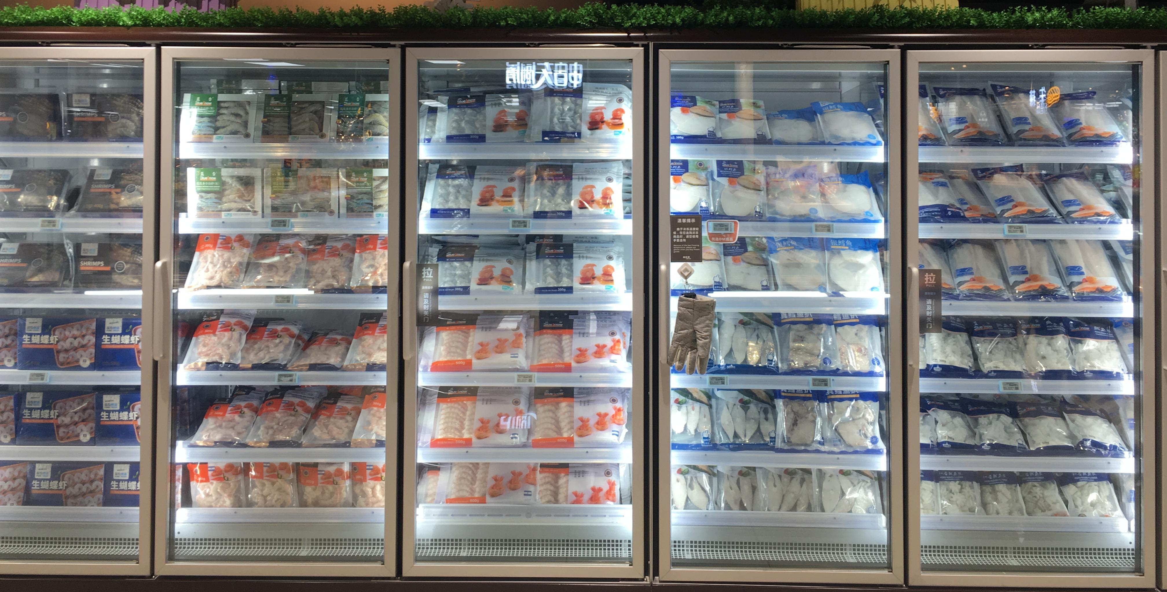 Puertas de vidrio para equipos de cocina de restaurante Refrigeración bajo encimera